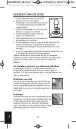 Preview for 58 page of HoMedics MAN-150-EU Instruction Manual