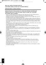 Preview for 2 page of HoMedics MAN-3023A-EU Instruction Manual