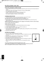 Preview for 4 page of HoMedics MAN-3023A-EU Instruction Manual