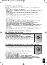 Preview for 19 page of HoMedics MAN-3023A-EU Instruction Manual