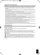 Preview for 39 page of HoMedics MAN-3023A-EU Instruction Manual