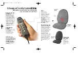 Preview for 9 page of HoMedics MassageComfortElite BK-4500 Instruction Manual