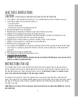 Preview for 3 page of HoMedics MCS-1000H Instruction Manual And  Warranty Information