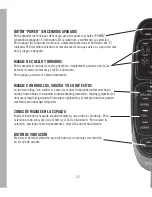 Предварительный просмотр 22 страницы HoMedics MCS-1000H Instruction Manual And  Warranty Information