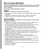 Preview for 12 page of HoMedics MCS-1005HJ Instruction Manual And  Warranty Information