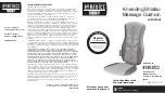 Предварительный просмотр 1 страницы HoMedics MCS-125HA-THP Instruction Manual And  Warranty Information