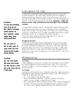 Preview for 4 page of HoMedics MCS-325H-CA Instruction Manual And  Warranty Information