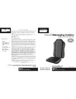 HoMedics MCS-350H Instruction Manual And  Warranty Information preview