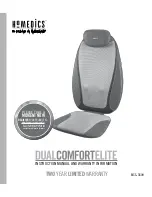 HoMedics MCS-380H Instruction Manual And  Warranty Information preview