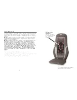 Предварительный просмотр 4 страницы HoMedics MCS-490H Instruction Manual And Warranty