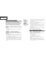 Preview for 2 page of HoMedics MCS-510H Instruction Manual And Warranty