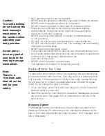 Preview for 4 page of HoMedics MCS-610H-CA Instruction Manual And  Warranty Information