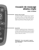 Preview for 19 page of HoMedics MCS-610H-CA Instruction Manual And  Warranty Information