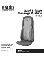 Предварительный просмотр 1 страницы HoMedics MCS-750H-CA Instruction Manual And  Warranty Information