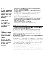 Preview for 4 page of HoMedics MCS-750H-CA Instruction Manual And  Warranty Information