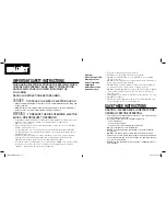 Preview for 2 page of HoMedics MCS-840HA Instruction Manual And  Warranty Information