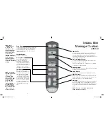 Preview for 5 page of HoMedics MCS-840HA Instruction Manual And  Warranty Information