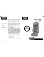 Preview for 6 page of HoMedics MCS-840HA Instruction Manual And  Warranty Information