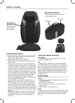 Preview for 2 page of HoMedics MCS-950HJ-GB Manual