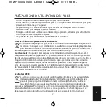 Preview for 7 page of HoMedics MIR-100-EU Instruction Manual