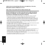 Preview for 10 page of HoMedics MIR-100-EU Instruction Manual