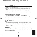 Preview for 21 page of HoMedics MIR-100-EU Instruction Manual