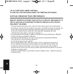 Preview for 26 page of HoMedics MIR-100-EU Instruction Manual