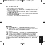 Preview for 27 page of HoMedics MIR-100-EU Instruction Manual