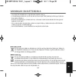 Preview for 39 page of HoMedics MIR-100-EU Instruction Manual