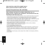 Preview for 62 page of HoMedics MIR-100-EU Instruction Manual