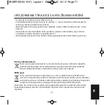 Preview for 71 page of HoMedics MIR-100-EU Instruction Manual