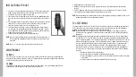 Preview for 3 page of HoMedics MOBILECOMFORT TA-VC275H Instruction Manual And  Warranty Information