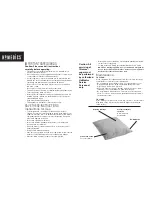 Предварительный просмотр 2 страницы HoMedics MP-1-1 Instruction Manual And  Warranty Information