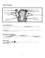 Preview for 6 page of HoMedics MYB-W40-CA mybaby Instruction Manual