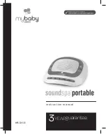 Предварительный просмотр 1 страницы HoMedics mybaby SoundSpa Portable Instruction Manual