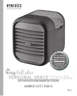 Предварительный просмотр 15 страницы HoMedics mychill plus PERSONAL SPACE COOLER 2.0 Instruction Manual And  Warranty Information