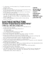 Preview for 4 page of HoMedics NMS-375-CA Instruction Manual And  Warranty Information