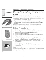 Preview for 5 page of HoMedics NMSQ-215CA Instruction Manual