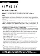 Preview for 5 page of HoMedics NMSQ-217H-AU Instruction Manual And  Warranty Information