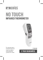 HoMedics NO TOUCH Manual preview