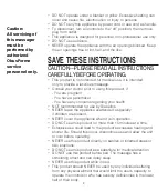 Preview for 3 page of HoMedics OBUSFORME SM-SMC-05 Instruction Manual And  Warranty Information