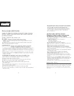 Предварительный просмотр 10 страницы HoMedics OCTS-200 Instruction Manual And Warranty