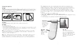 Preview for 3 page of HoMedics ODBR-100 Instruction Manual And  Warranty Information