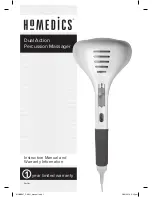 HoMedics PA5H Instruction Manual предпросмотр