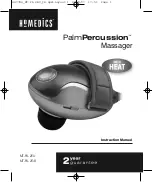 HoMedics PalmPercussion MT-PA-2EU Instruction Manual preview