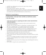 Preview for 3 page of HoMedics PalmPercussion MT-PA-2EU Instruction Manual