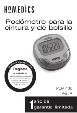 Предварительный просмотр 23 страницы HoMedics PDM-100 Manual