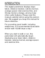 Preview for 4 page of HoMedics PDM-200-CA Instructoin Manual