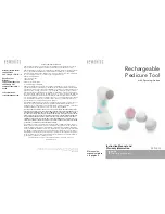 HoMedics PED-200 Instruction Manual And Warranty preview