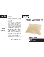 Preview for 3 page of HoMedics Portable Massage Pillow MP-1 Instruction Manual And Warranty